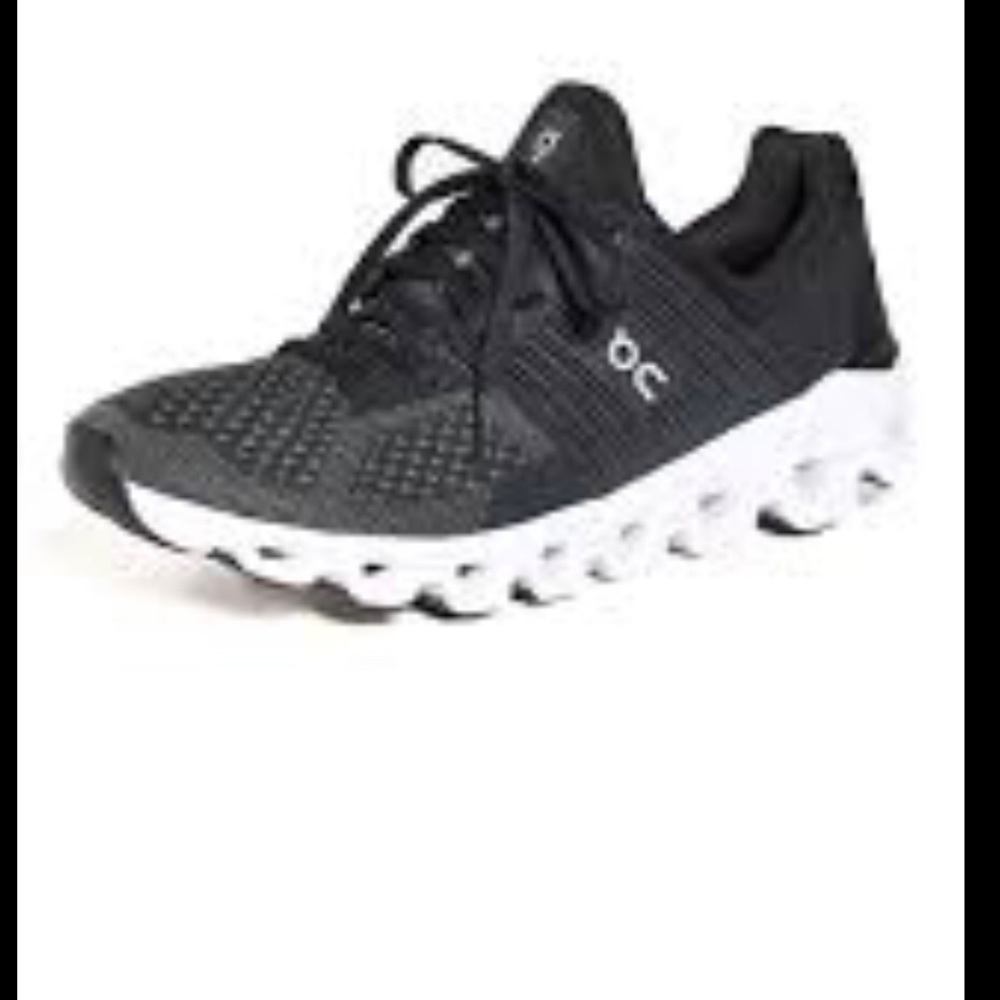 On Running Black and White Sneakers